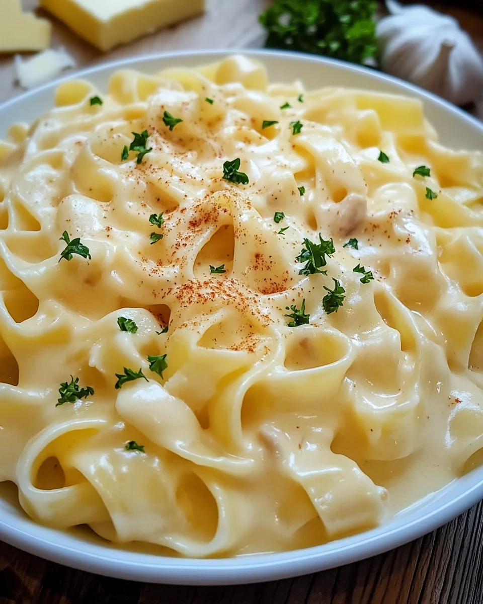 Nudeln in Käse-Sahne-Soße 20 Nudeln
