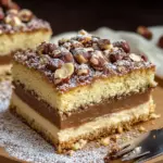 Nusskuchen mit Nougatcreme