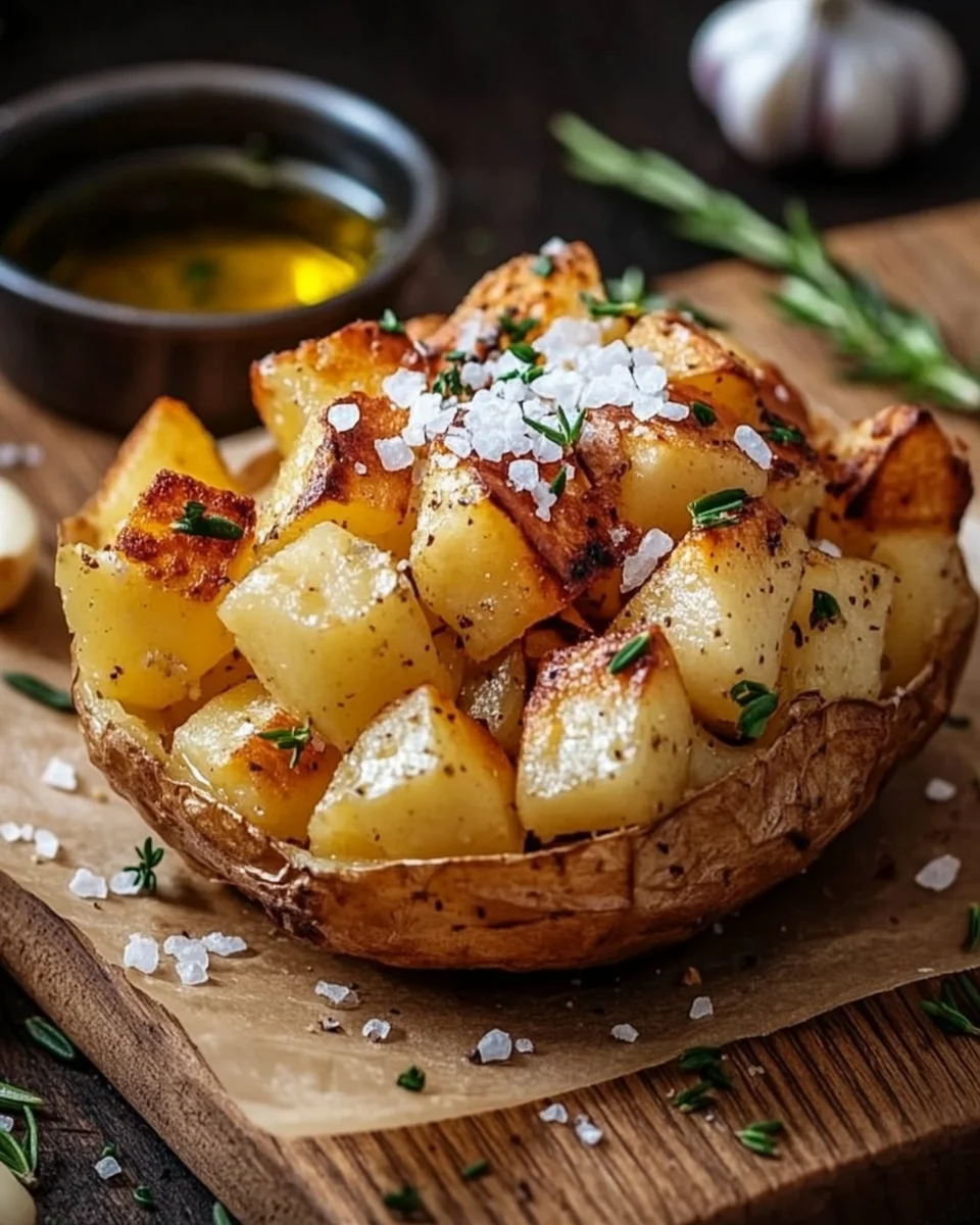 Ofenkartoffel aus der Heißluftfritteuse