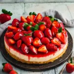 Omas Erdbeerkuchen mit Pudding