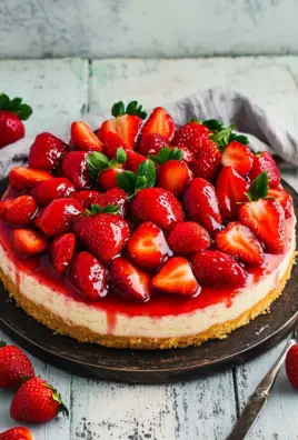 Omas Erdbeerkuchen mit Pudding