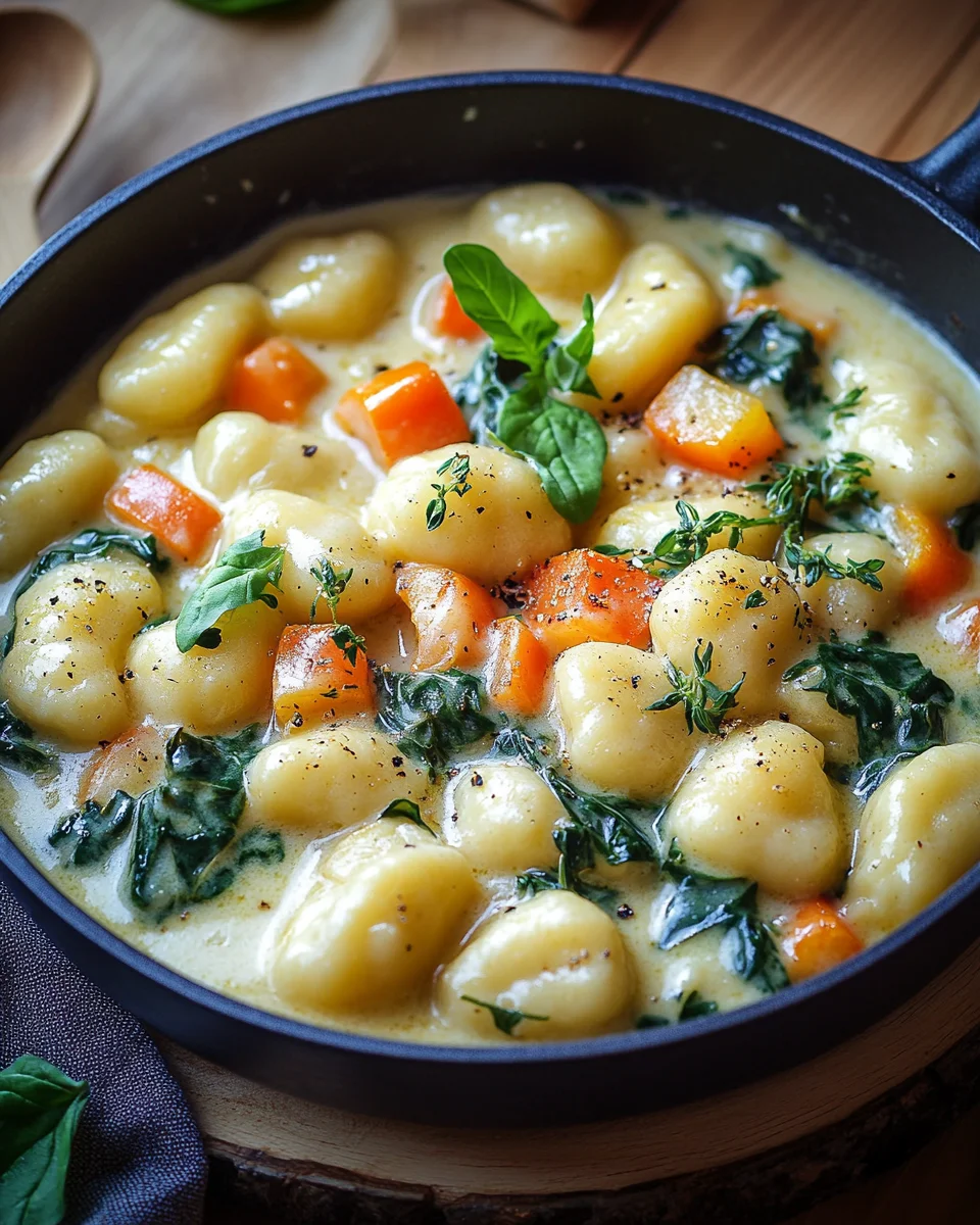 One Pot Gnocchi mit Rahmgem&uuml;se