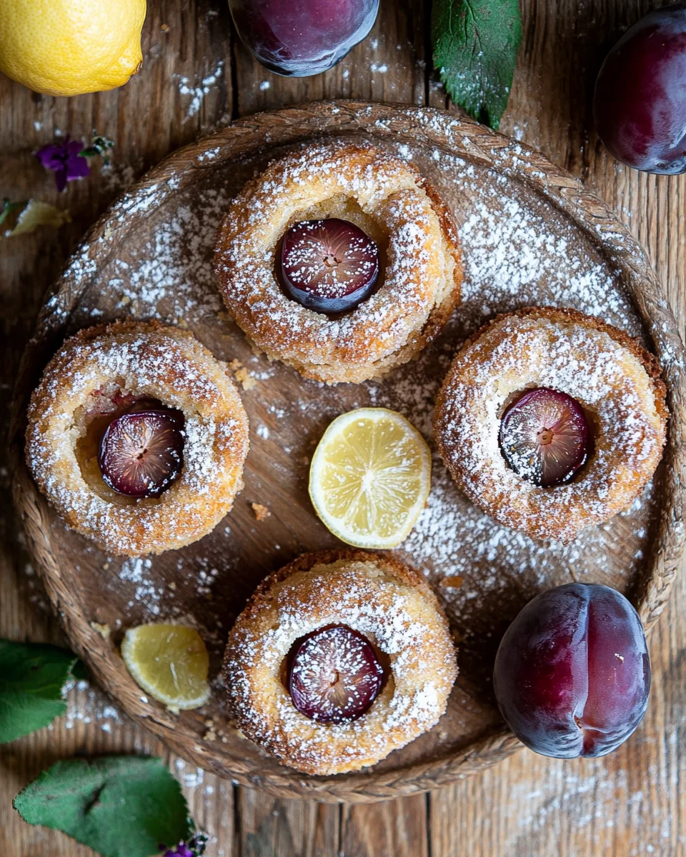 Pflaumen-Friands 20 Pflaumen-Friands