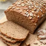 Roggenvollkornbrot mit Sonnenblumenkernen
