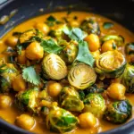 Rosenkohl-Curry mit Kichererbsen