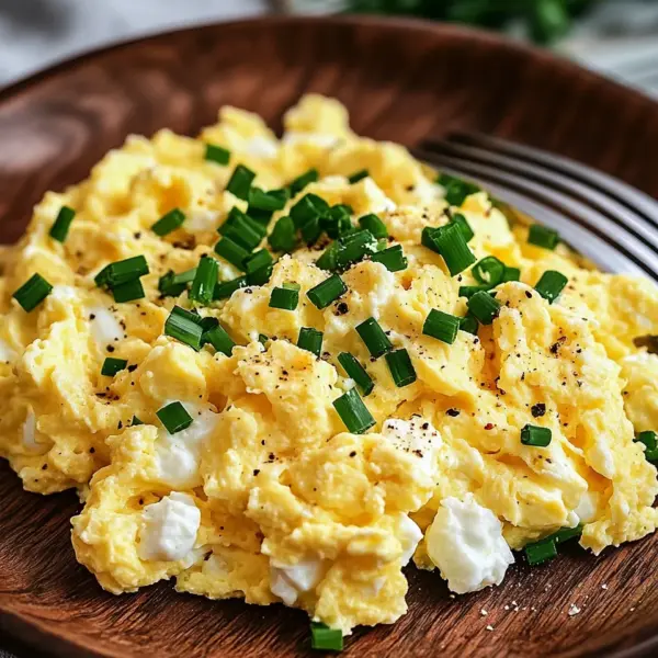 Rührei mit Hüttenkäse