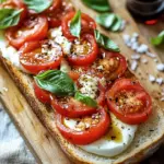 Schnelles Tomaten-Mozzarella-Baguette