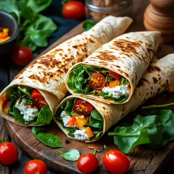 Selbstgemachte Proteinwraps