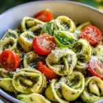 Tortellini-Salat mit Pesto