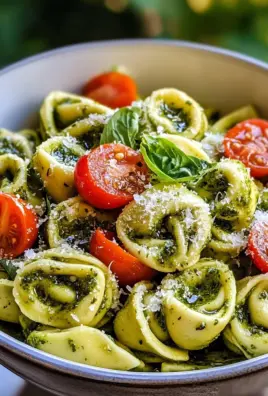 Tortellini-Salat mit Pesto
