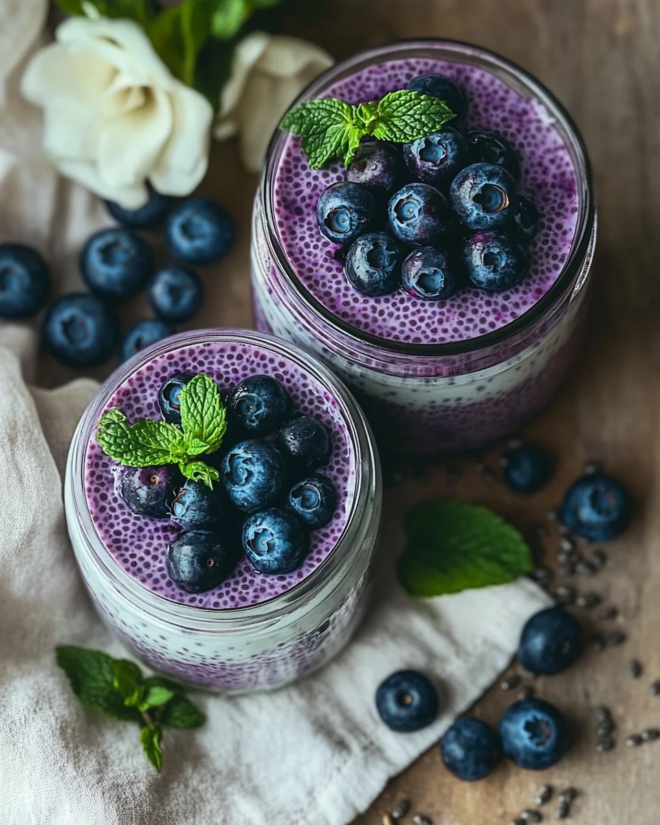 Veganer Blaubeer-Chia-Pudding 14 Veganer