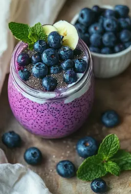 Veganer Blaubeer-Chia-Pudding 17 Veganer Blaubeer-Chia-Pudding