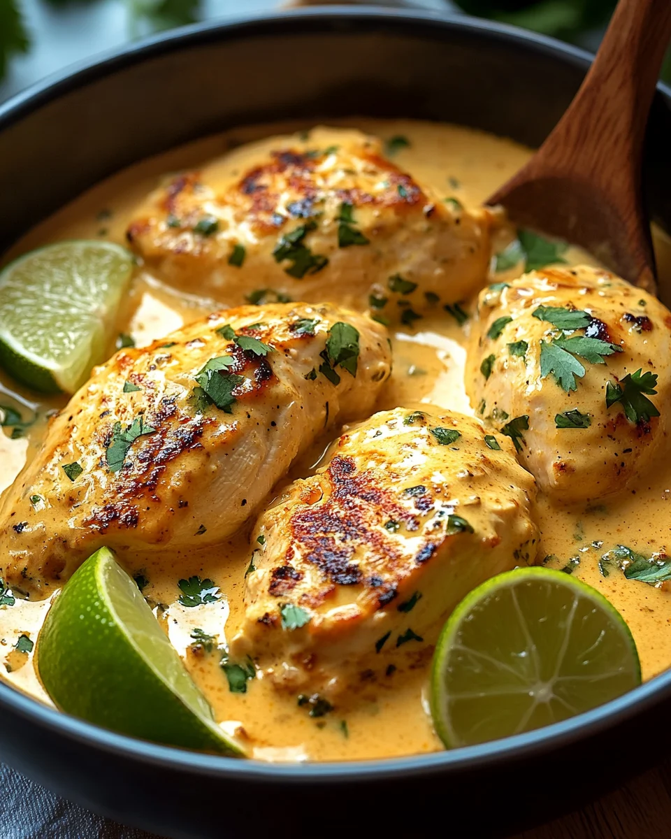 Zartes Hähnchen in Kokos-Limetten-Sauce 20 Zartes