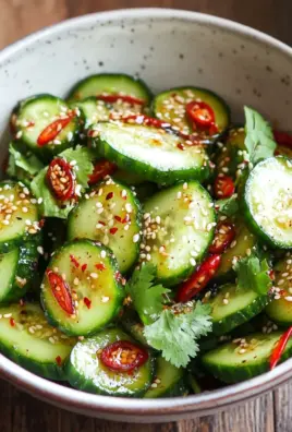 Asiatischer Gurkensalat mit Chili & Sesam 28 Asiatischer Gurkensalat mit Chili & Sesam