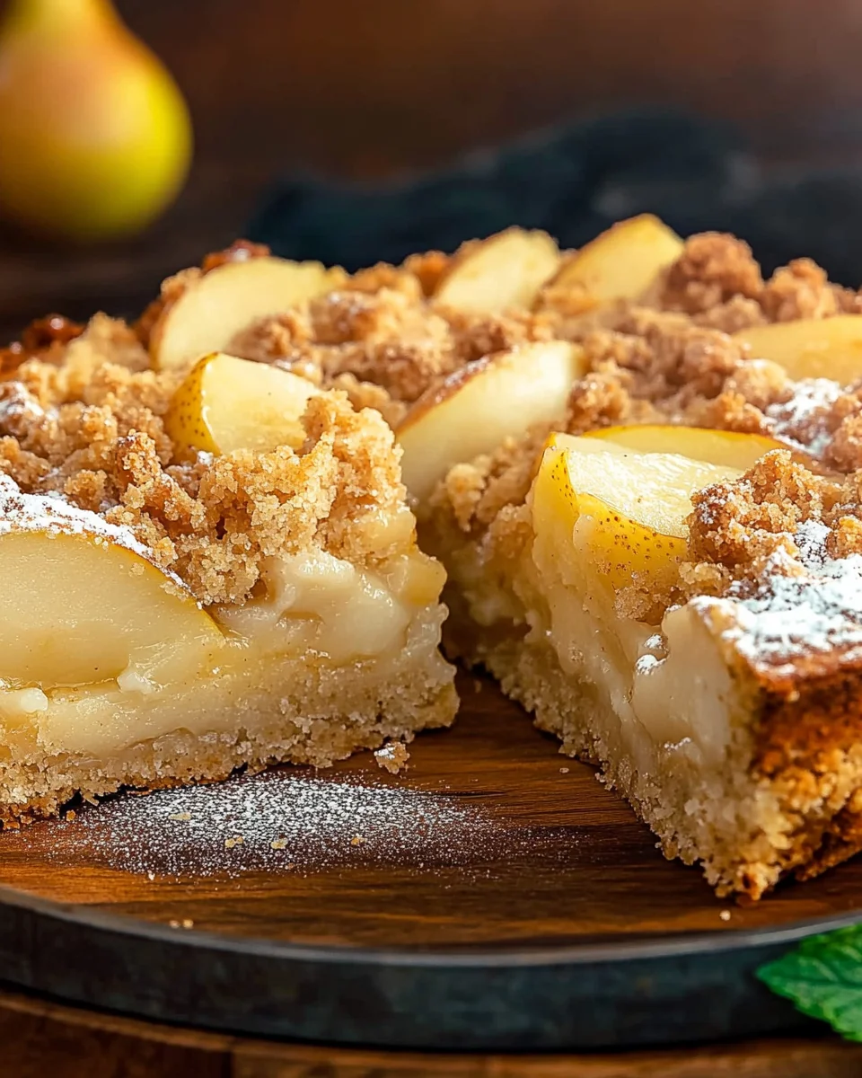 Birnenkuchen mit Streusel 28 Birnenkuchen
