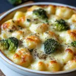 Cremiger Gnocchi Brokkoli-Auflauf