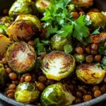 Gebratener Rosenkohl mit Berglinsen