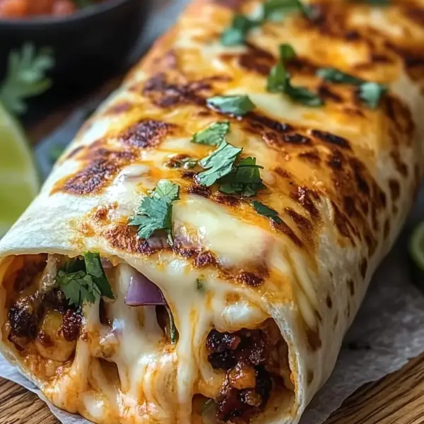 Gegrillter Käse-Burrito