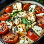 Griechischer Feta Auflauf mit Tomaten