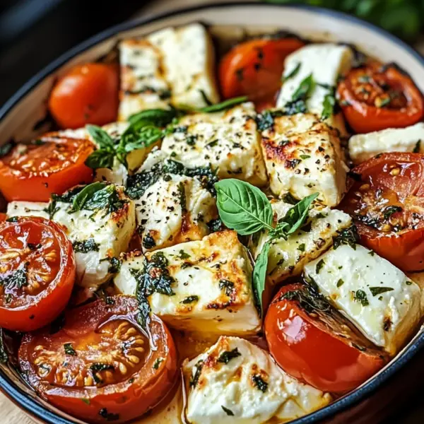 Griechischer Feta Auflauf mit Tomaten