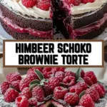 Himbeer Schoko Brownie Torte 25 Pinterest Hidden Image