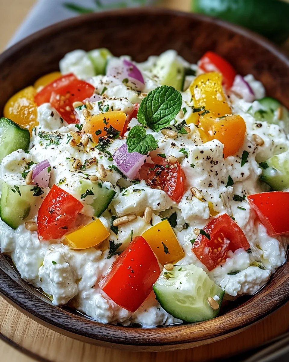 Hüttenkäse-Salat