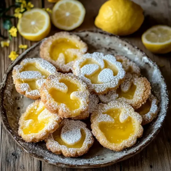 Plätzchen mit Lemoncurd