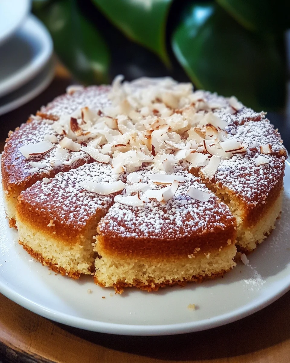 Saftiger Kokosnusskuchen
