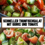 Schneller Thunfischsalat mit Gurke und Tomate 15 Pinterest Hidden Image
