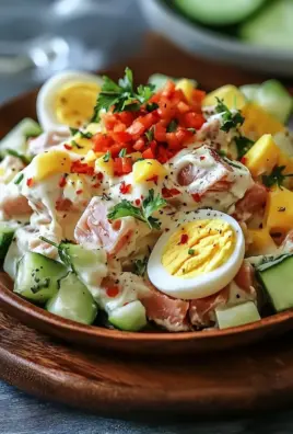 Thunfischsalat mit Ei und Gurke 25 Thunfischsalat mit Ei und Gurke