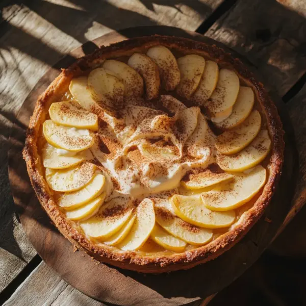 Apfelkuchen mit Schmandcreme