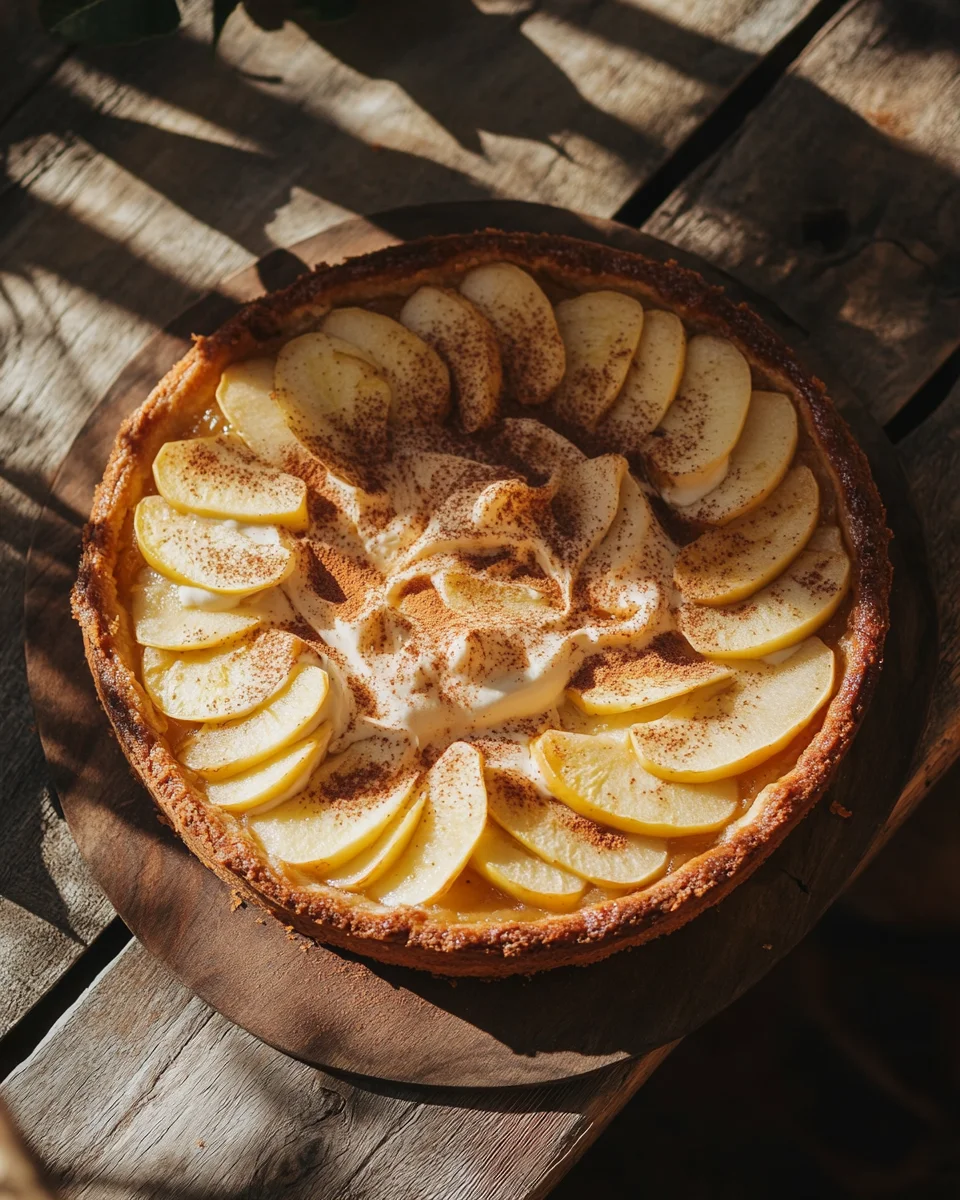 Apfelkuchen mit Schmandcreme