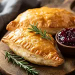 Bl&auml;tterteig-H&auml;ppchen mit Camembert