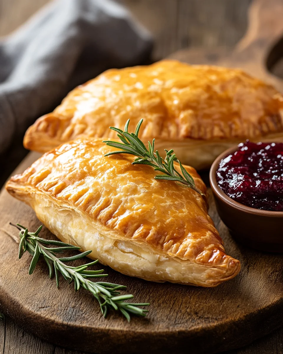 Blätterteig-Häppchen mit Camembert