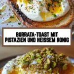Burrata-Toast mit Pistazien und heißem Honig 17 Pinterest Hidden Image