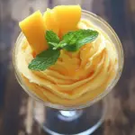 Cremige Mango-Mousse