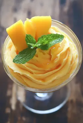 Cremige Mango-Mousse
