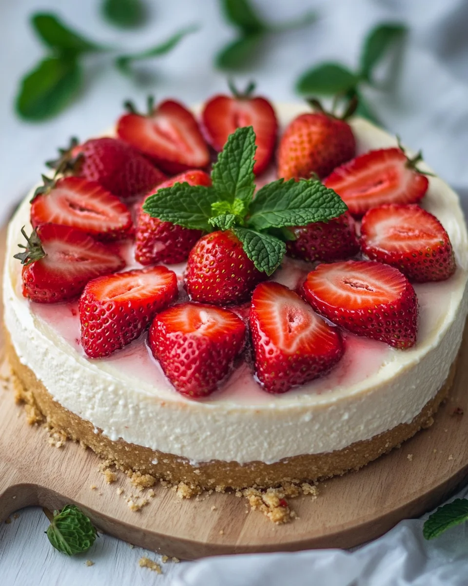 Erdbeer-Cheesecake-Häppchen