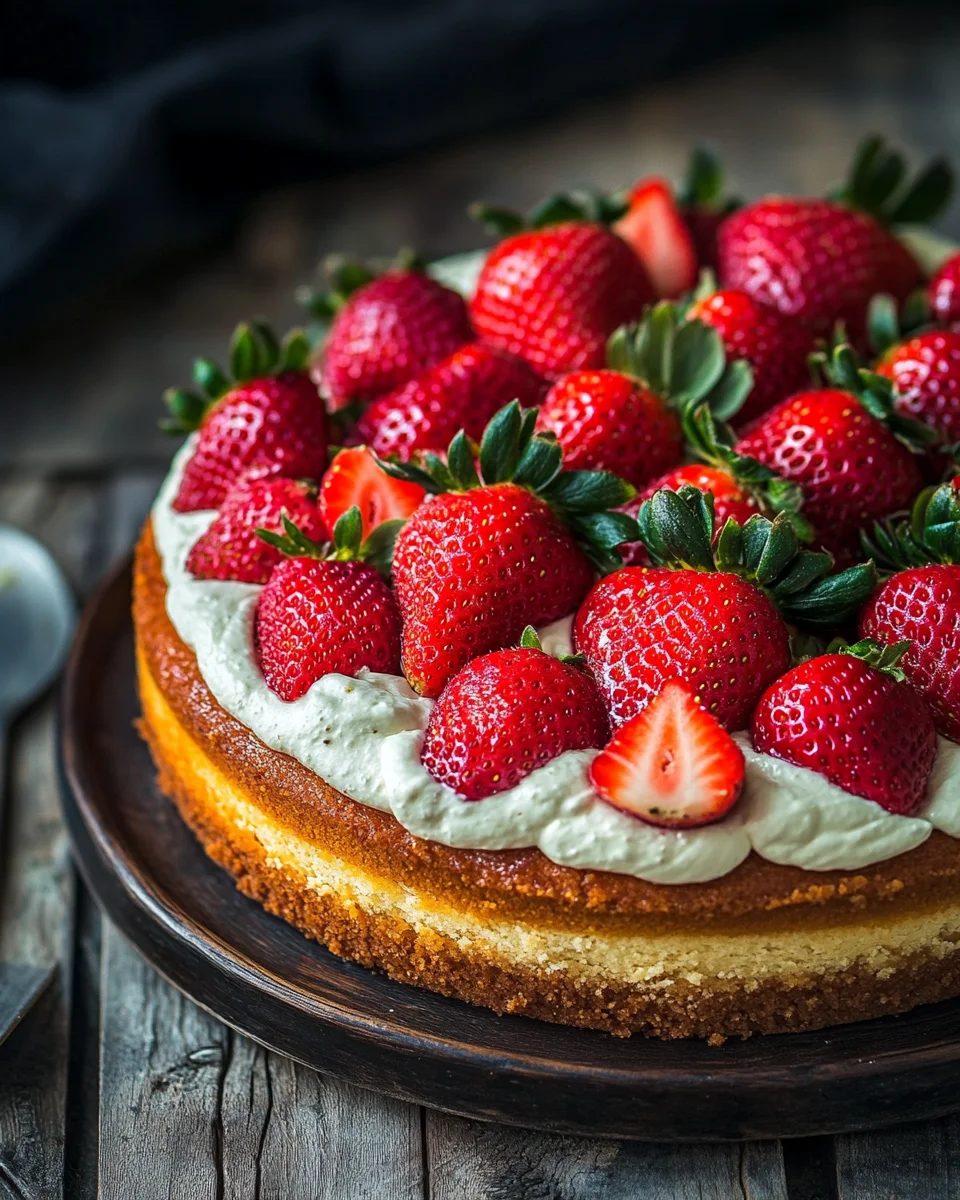 Erdbeerkuchen mit Schmand-Vanillecreme Rezept 25 Erdbeerkuchen