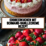 Erdbeerkuchen mit Schmand-Vanillecreme Rezept 24 Pinterest Hidden Image