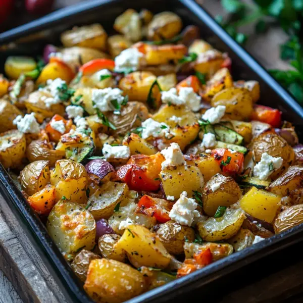 Feta Kartoffeln Ofengemüse