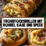 Frühstücksrollen mit Rührei, Käse und Speck 21 Pinterest Hidden Image