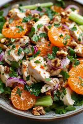 Geflügelsalat mit Mandarinen 22 Geflügelsalat mit Mandarinen