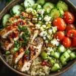 Griechische H&auml;hnchen-Bowl