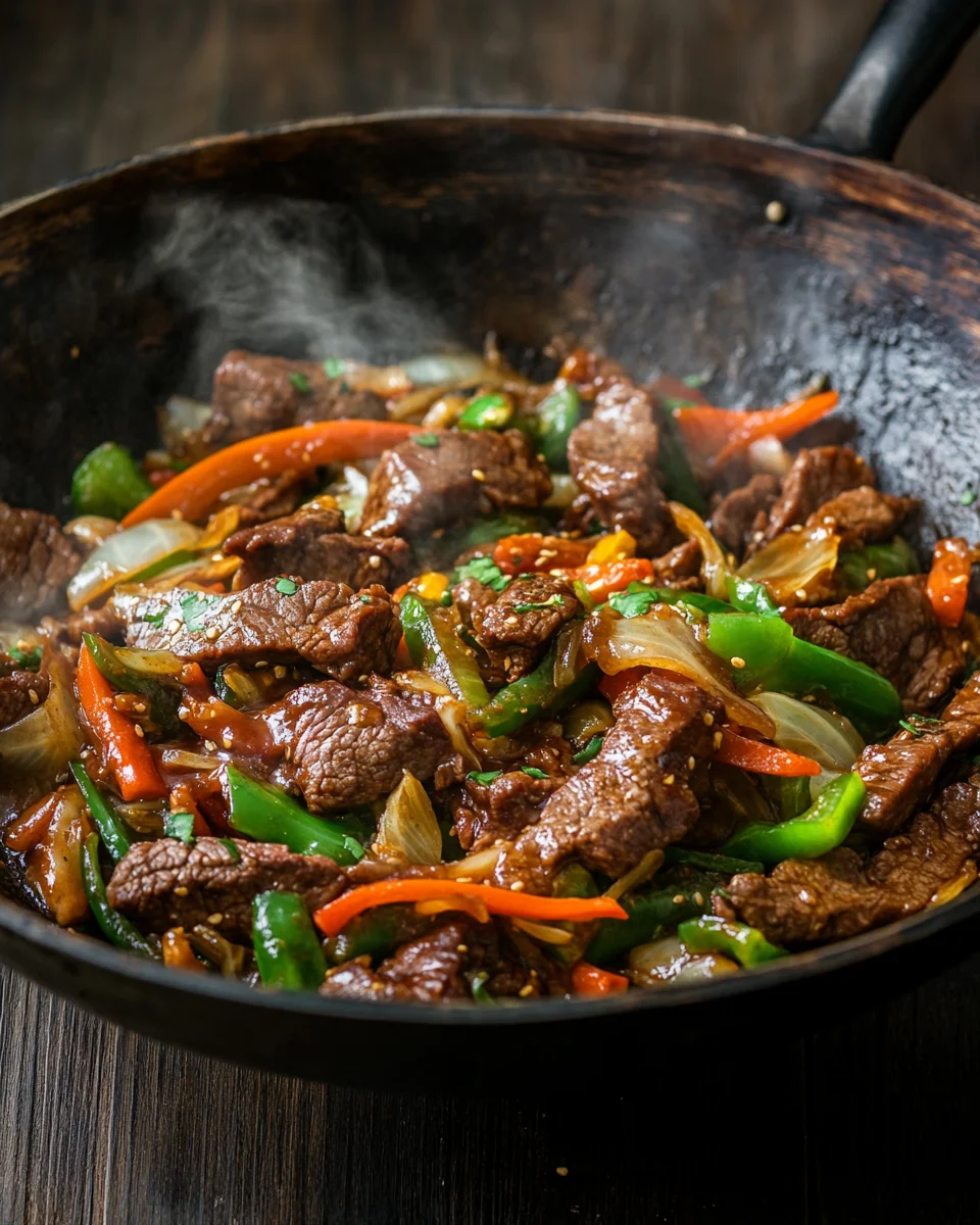 Hearty Beef and Cabbage Wok