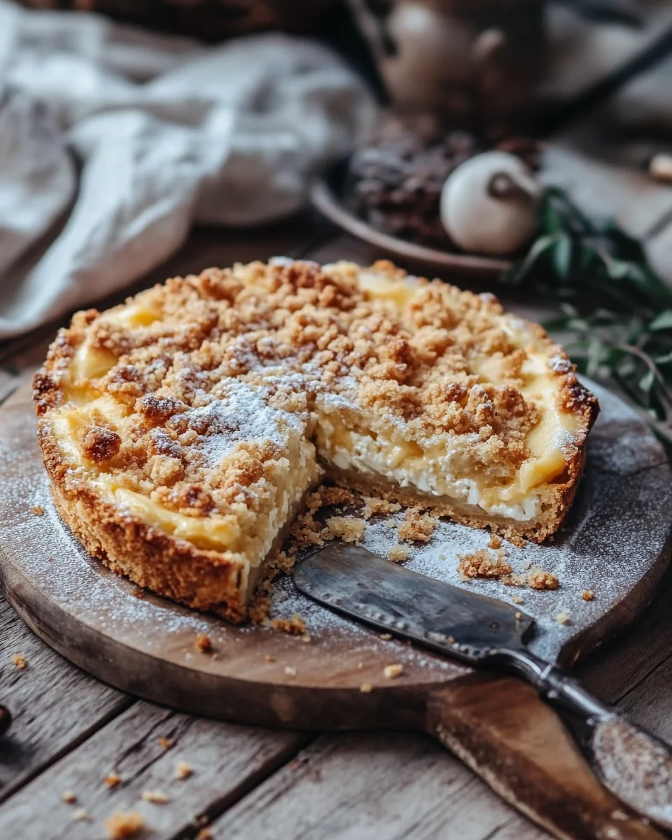 Käsekuchen mit Streusel
