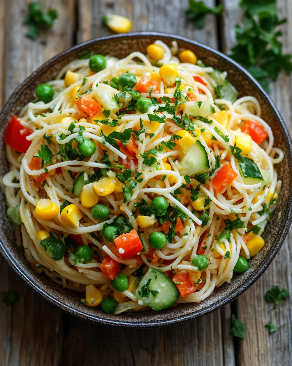 Kalifornischer Spaghetti-Salat 27 Kalifornischer