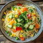 Kalifornischer Spaghetti-Salat