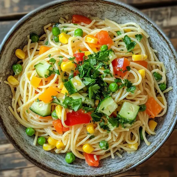 Kalifornischer Spaghetti-Salat