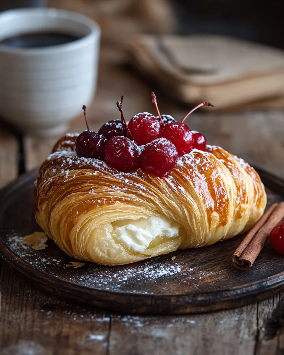 Kirsche Frischkäse Danish